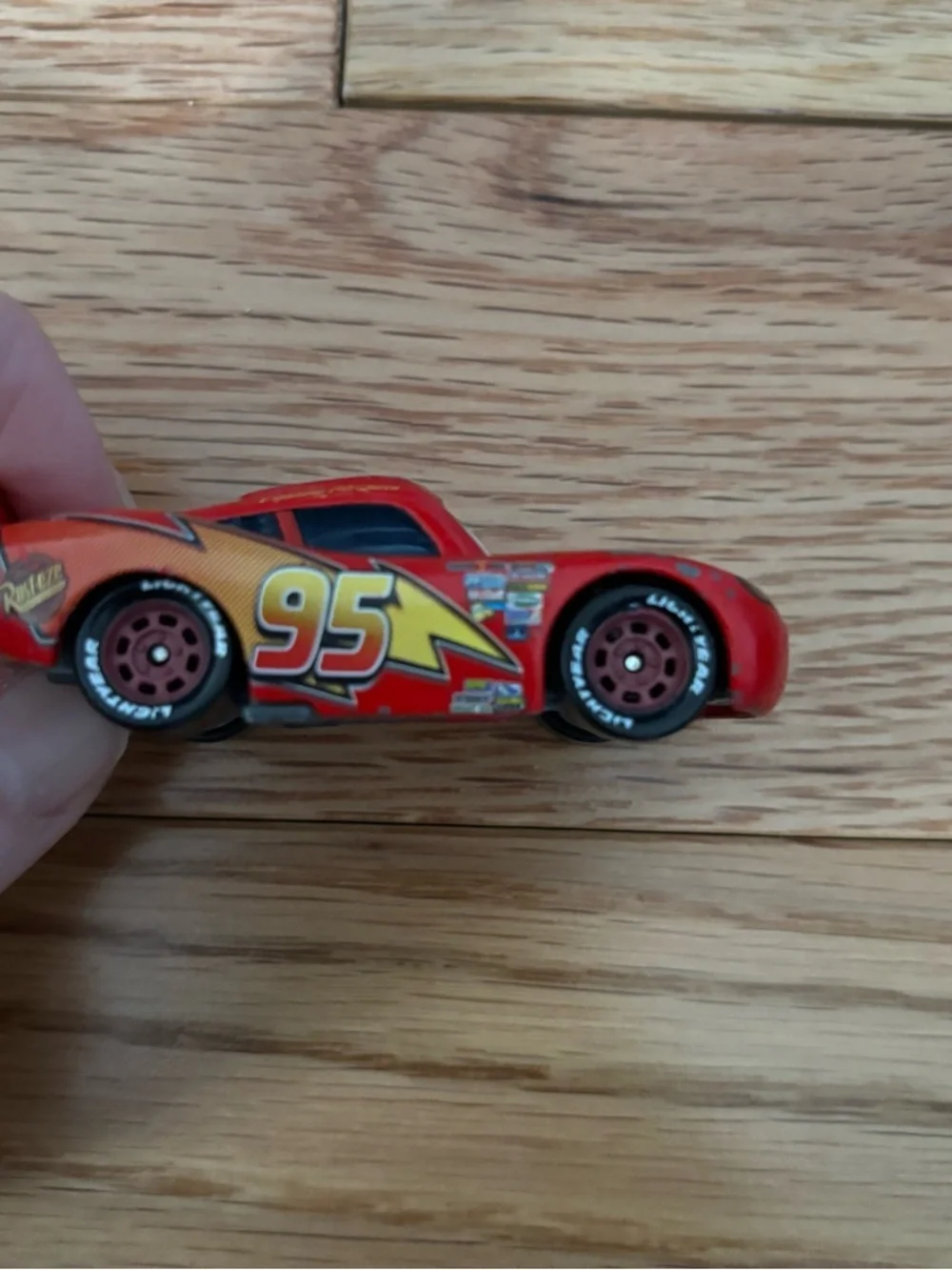 Disney Lightning McQueen Red Racing Car Toy with Rust-eze Graphics